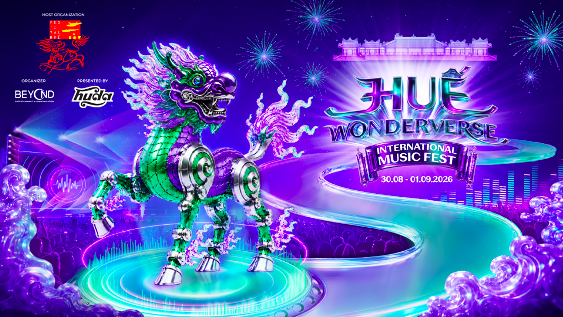 Huế Wonderverse Music Fest 2026 khép lại hành trình rực rỡ tại Cố Đô